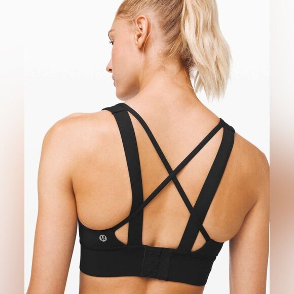 lululemon athletica Other - Lululemon women's Black Breath it in Luxtreme sporty atheltic sports bra in US 4